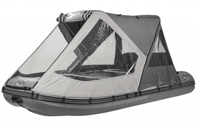 Тент трансформер кабриолет на лодку Стелс 355