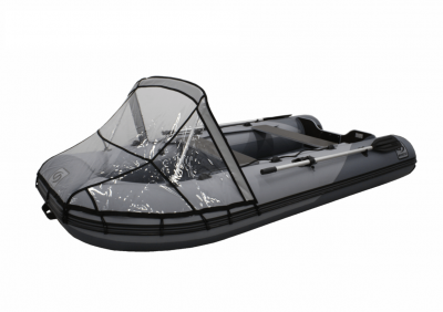 Тент носовой Фрегат 350 F (доп. остекление) Тент носовой Фрегат 350 F (доп. остекление)