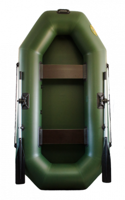 Лодка Гелиос 25 (зеленый) гребная
