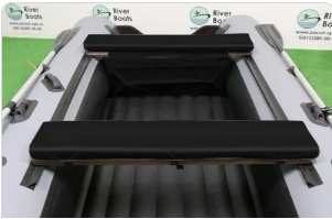 Комплект накладок с сумкой RiverBoats 330-370 (пайол), 300-350 (НДНД) (серый) - 900х230 мм