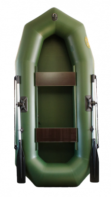 Лодка Гелиос 26 (зеленый) гребная