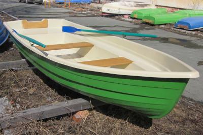 Стеклопластиковая лодка ВИЗА Тортилла-395 с Рундуками